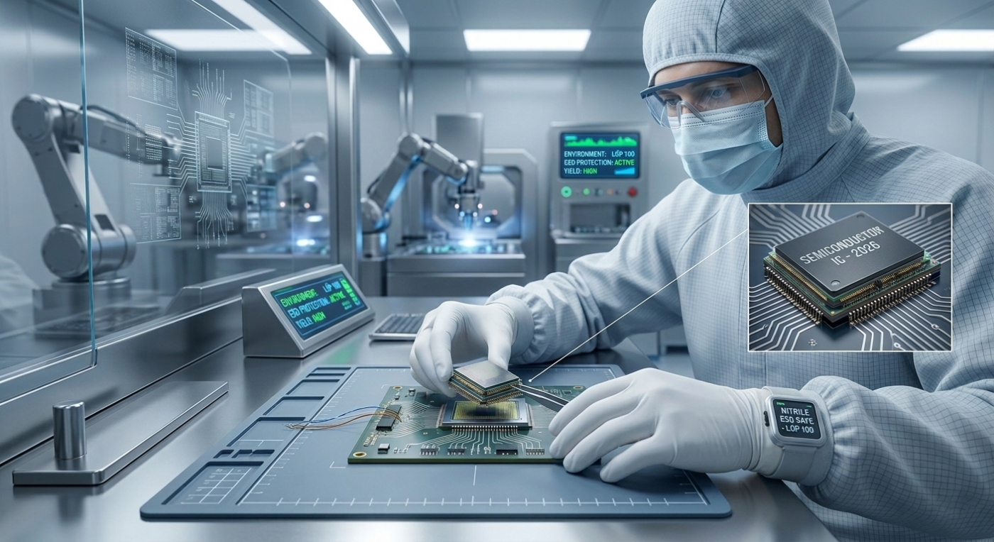 Cleanroom Gloves for Semiconductor