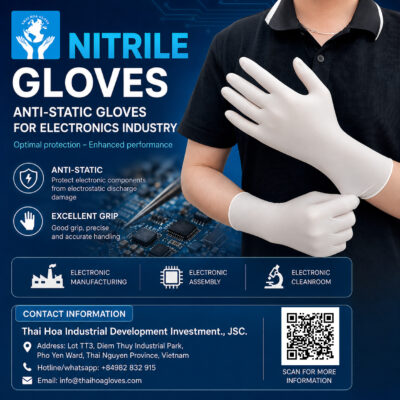 Anti-Static Nitrile Gloves