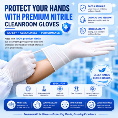 ESD control in electronic cleanrooms