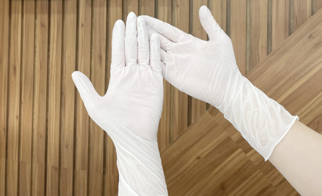 Găng Tay Nitrile Không Bột