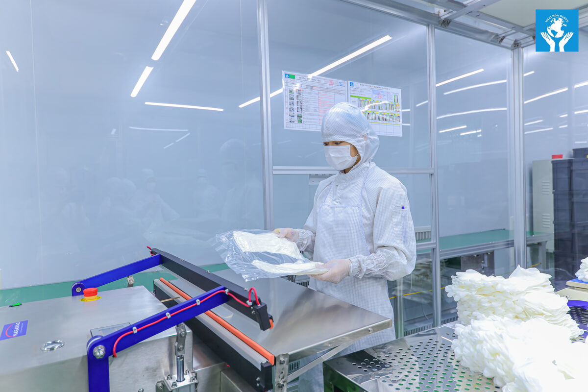 găng tay nitrile được đóng gói như thế nào ?