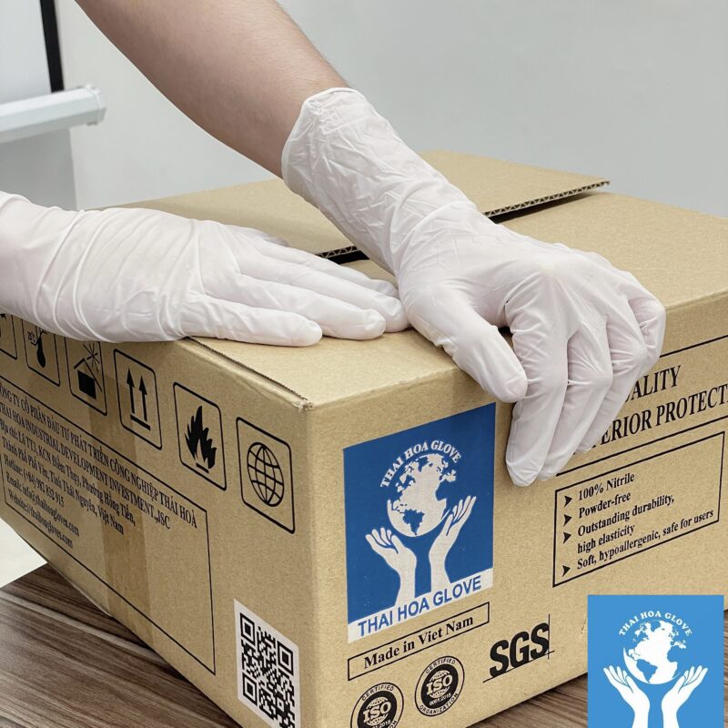 Găng Tay Đạt Chuẩn Phòng Sạch Găng tay class 1000 Găng tay phòng sạch Găng tay nitirle phòng sạch