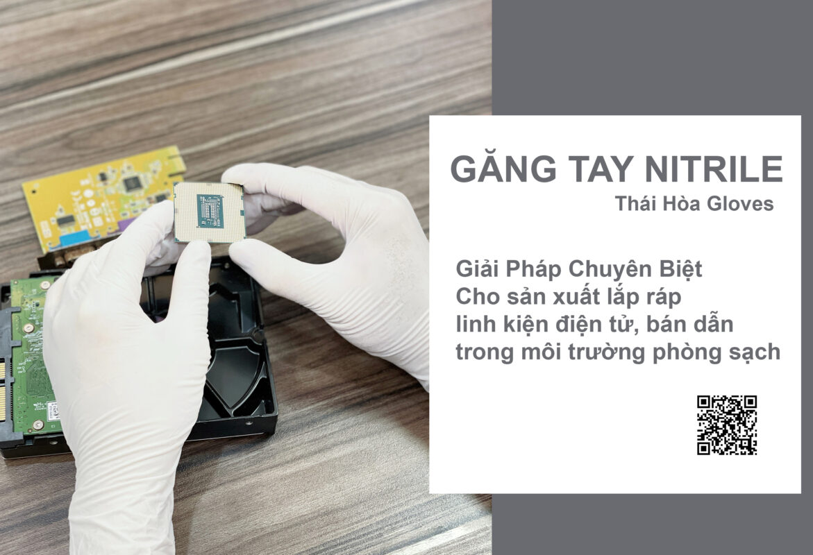 Găng tay nitrile Thái Hòa