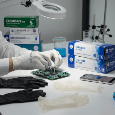 Găng tay phòng sạch class 100