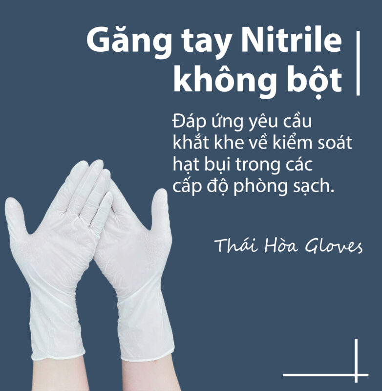 Găng tay Nitrile không bột