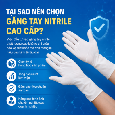 găng tay nitrile cao cấp