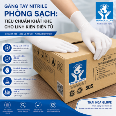 Găng tay Nitrile phòng sạch