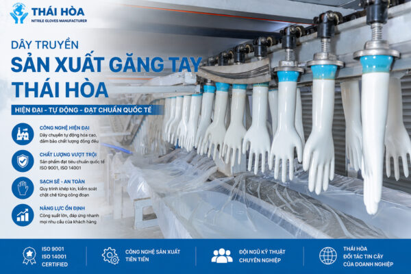 Dây truyền sản xuất găng tay Thái Hòa