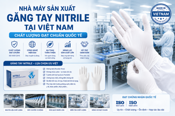 Nhà máy sản xuất găng tay Nitrile tại Việt Nam Thái Hòa