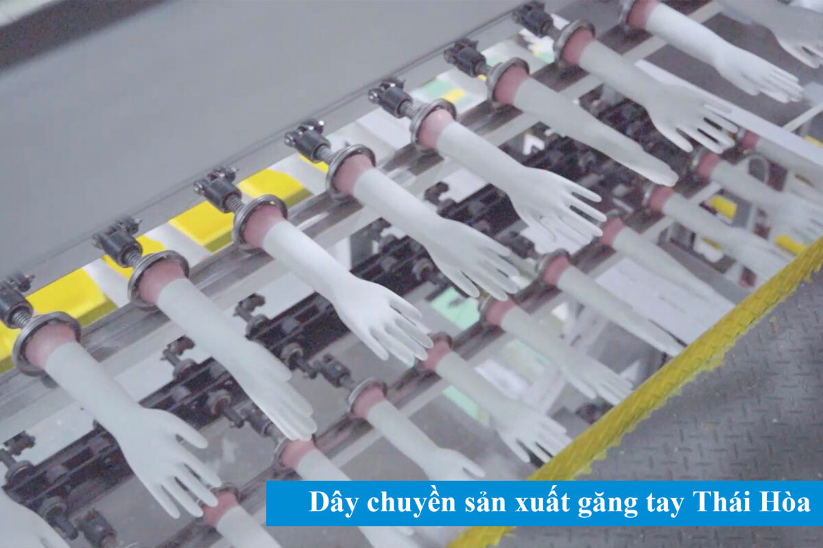 Dây chuyền sản xuất găng tay Thái Hòa